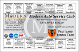 Modern Auto Discount Card