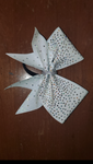 White CSE Cheer Bow