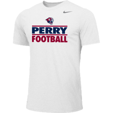 Perry Football Youth Nike Dri Fit (White)